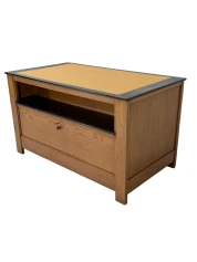 Art Deco Modernist Free-Standing Desk by J.A. Muntendam for L.O.V. Oosterbeek